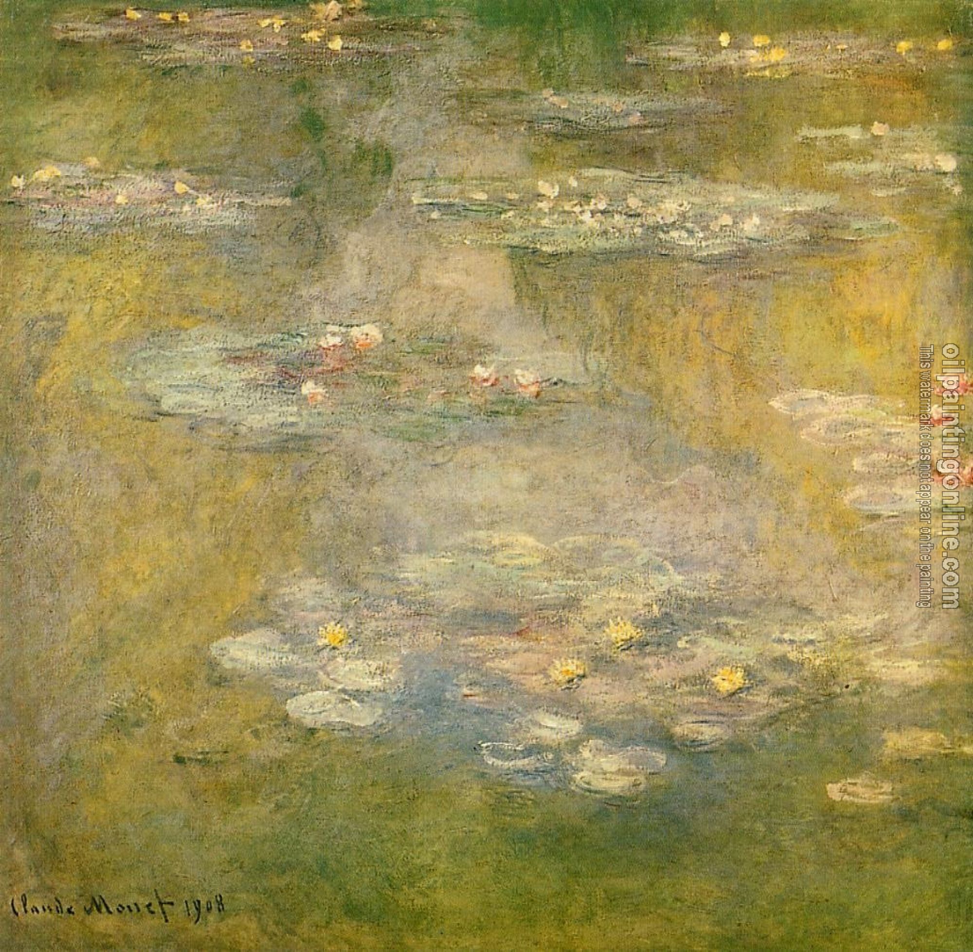 Monet, Claude Oscar - Water Lilies